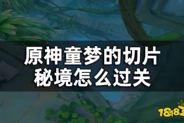 原神童夢的切片秘境通關攻略 童夢的切片秘境怎麼過關
