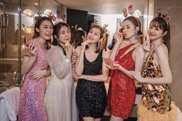 TVB「超靚長腿姐妹團」聚會，有人多次傳離婚，有人已是三孩之母