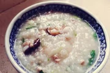 青菜瘦肉香菇粥（電飯煲版）