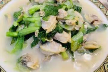 蛤蜊小白菜