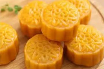南瓜豆沙月餅