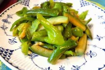 清炒青茄子