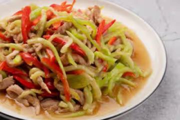 曼食慢語丨西瓜皮炒肉絲