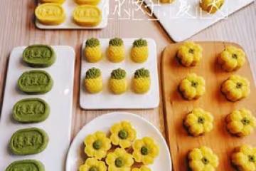 綠豆糕（免炒，不用烤箱，口感細膩，入口即化）