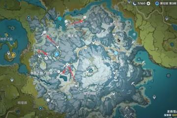 《原神》蒙德龍脊雪山星銀礦石收集路線分享