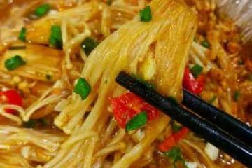 空氣炸鍋烤金針菇