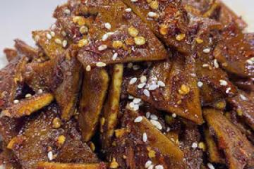兩步搞定一碟，冷吃香辣豆乾！