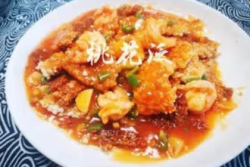 桃花泛（番茄蝦仁鍋巴）