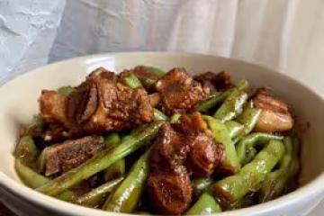『家常料理筆記』排骨燉豆角