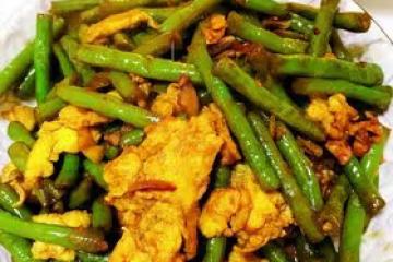 爆炒豆角