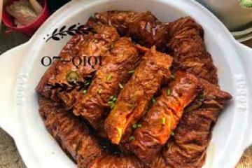 黃（wang）醬包（就是豆腐衣包肉）