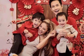 幸福!鄭嘉穎為大兒子舉辦3歲生日派對,一家四口高顏值羨煞旁人