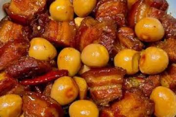 紅燒肉燉鵪鶉蛋