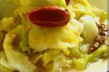 酸辣圓白菜