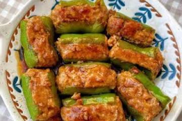 米飯殺手‼️虎皮青椒釀肉
