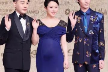 43歲顏丹晨懷孕走紅毯，網友：這次八成是個兒子！