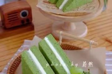 抹茶奶酪三明治蛋糕