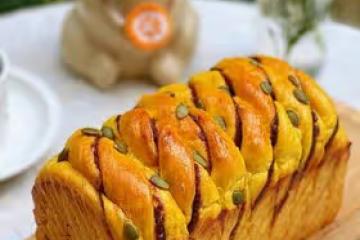 南瓜豆沙吐司