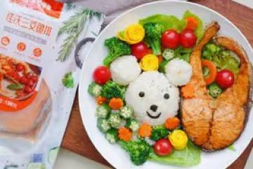 寶寶最愛 照燒三文魚加小熊飯糰