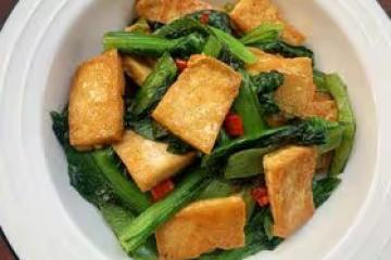 吃過一次就會愛上的－小白菜燉豆腐