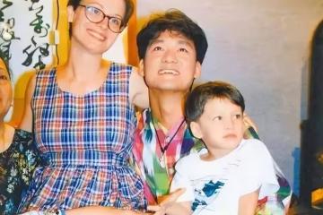 與四大天王抗衡的周華健被戲稱為「天王殺手」，妻子與母子同框