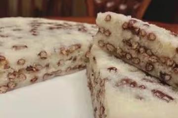 米糕做出的高度，從紅豆米糕到福字米糕