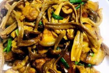 不二鹿茸菇炒肉