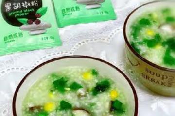 玉米香菇蔬菜粥