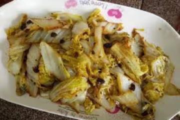 【快手菜】豆豉鯪魚炒大白菜