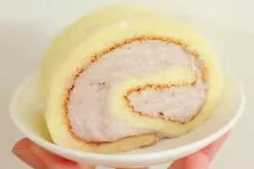 儀式感滿滿的宅妻版【奶味芋泥紫薯蛋糕卷】