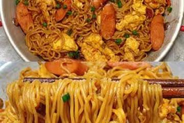 怎麼吃都吃不膩的炒方便麵～超級好吃！