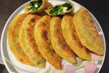 脆皮韭菜盒子