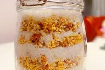 奶奶教我做的桂花蜜 滿屋飄香 一次就成功了