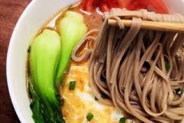 超鮮的清湯掛麵/蕎麥麵 低脂健康 做法簡單