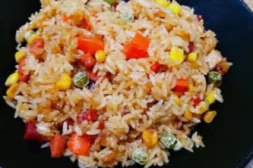 五彩蒸飯（適合寶寶吃的咸飯）