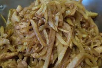 家常蘿蔔絲炒肉