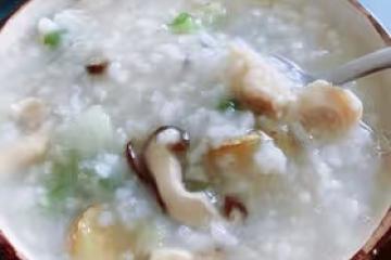 早餐香菇雞肉粥