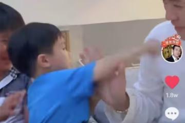 楊子曬全家互動畫面,夫妻倆逗小兒子太溫馨,安迪被無視惹人心疼