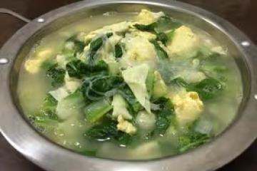 扇貝柱燉小白菜