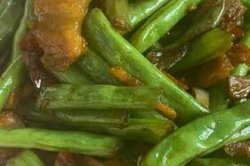 超下飯的四季豆炒肉