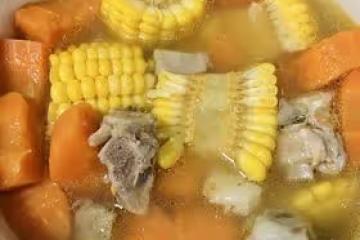 原汁原味快手電飯煲玉米胡蘿蔔排骨湯（1-2人份）