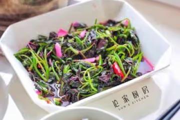 熗炒紅莧菜