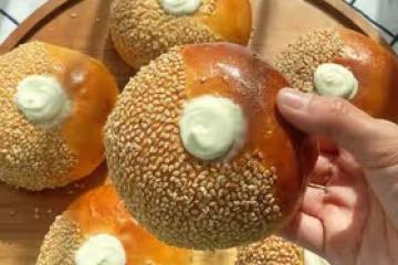 淡甜日式紅豆軟麵包