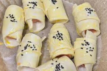 手抓餅也能做🥐可頌麵包