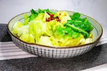 熗拌圓白菜