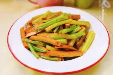 減脂餐—西芹炒香乾