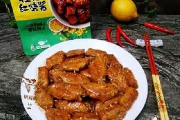 敲好吃的桂花紅燒雞翅~家樂「醬道味」