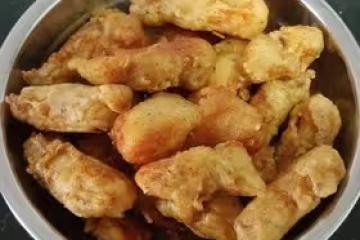 油炸香酥魚塊