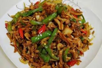 青椒炒蝦皮