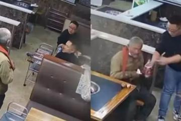 「整天沒吃沒喝」拾荒爺爺身體凍壞「進火鍋店要熱水」 暖老闆霸氣出手「他掩面邊哭邊吃」感動全網